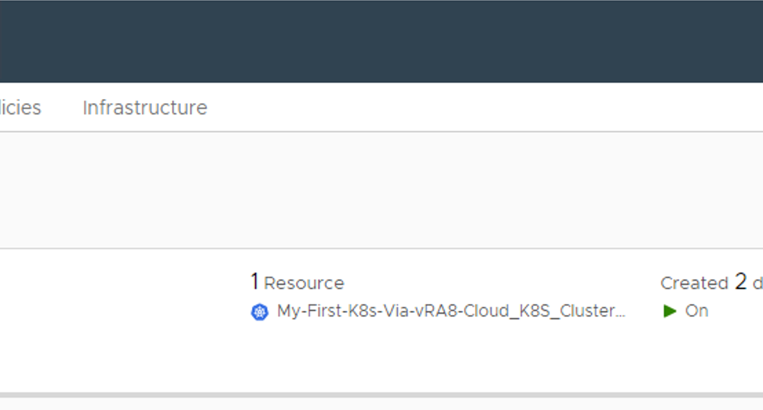 vRA 8 – Deploy Kubernetes Clusters & Access Them